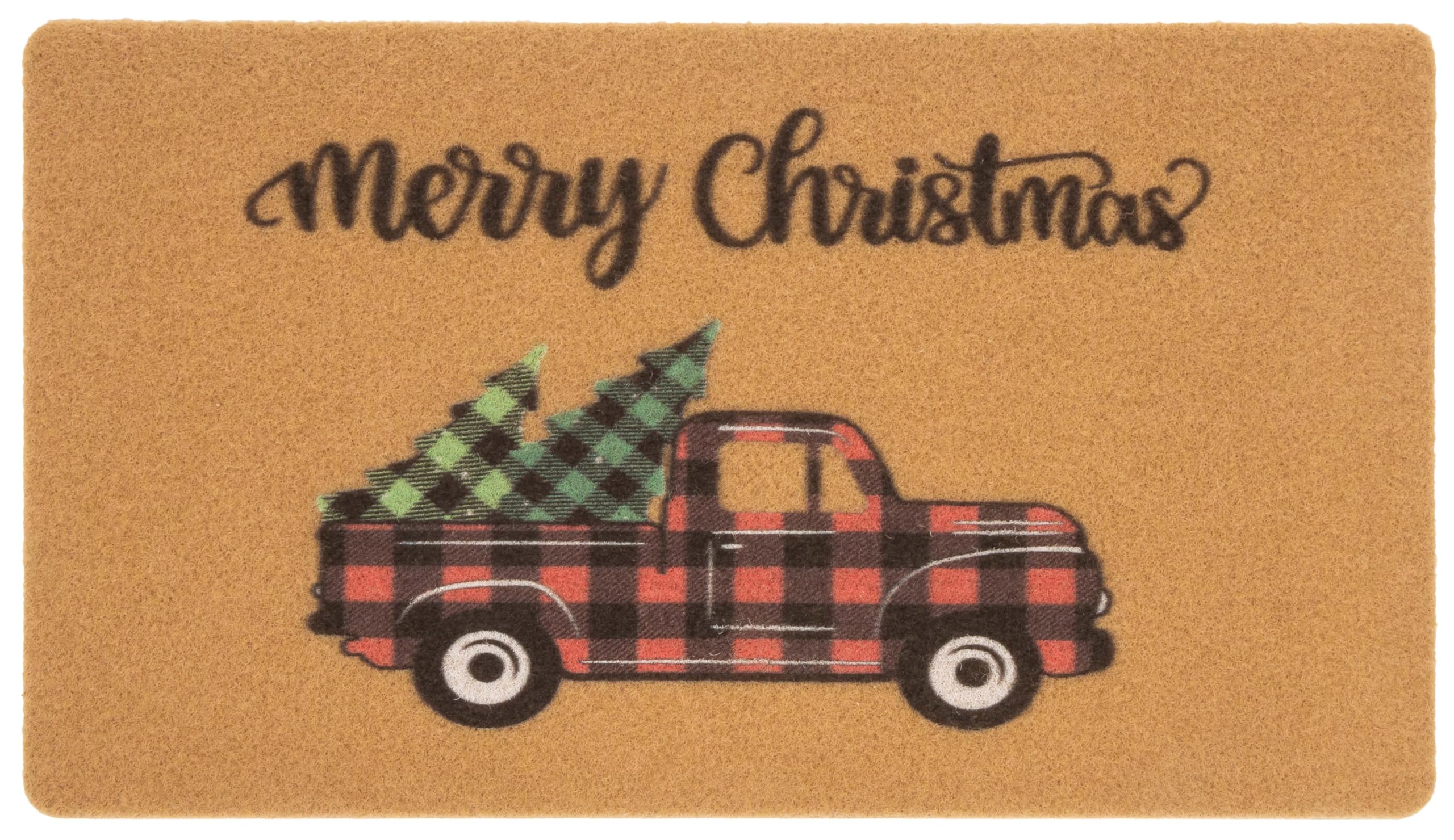 Christmas Welcome Doormat Outdoor-Entrance - Non-Slip Indoor Home Decor Front Door Mats