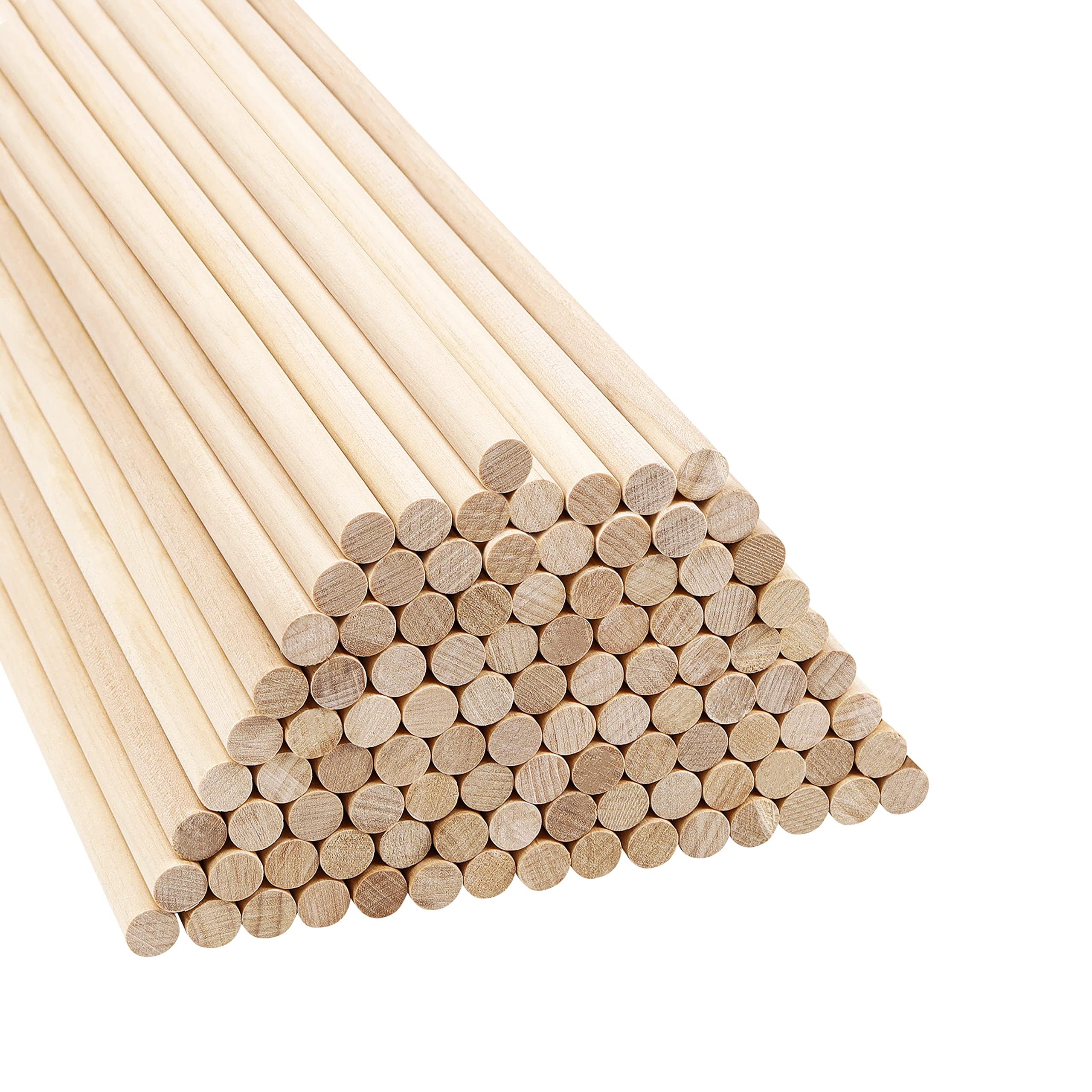 Lot De 50 Bâtons En Bois Naturel 110 X 10 Mm - Pour Loisirs Créatifs, Touilleurs - Neuf