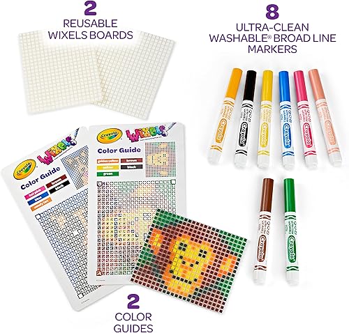 Miniatura 6 de Crayola Wixels - Kit de actividades de animales, juego de colorear Pixel Art, regalo para niños, edades de 6, 7, 8, 9 años
