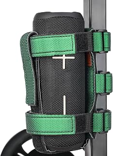10L0L Upgraded Speaker Mount for Golf Cart Accessories, Adjustable Strap Fits Bluetooth Wireless Speaker Holder for Yamaha, EZGO, Club Car Carts and Bike