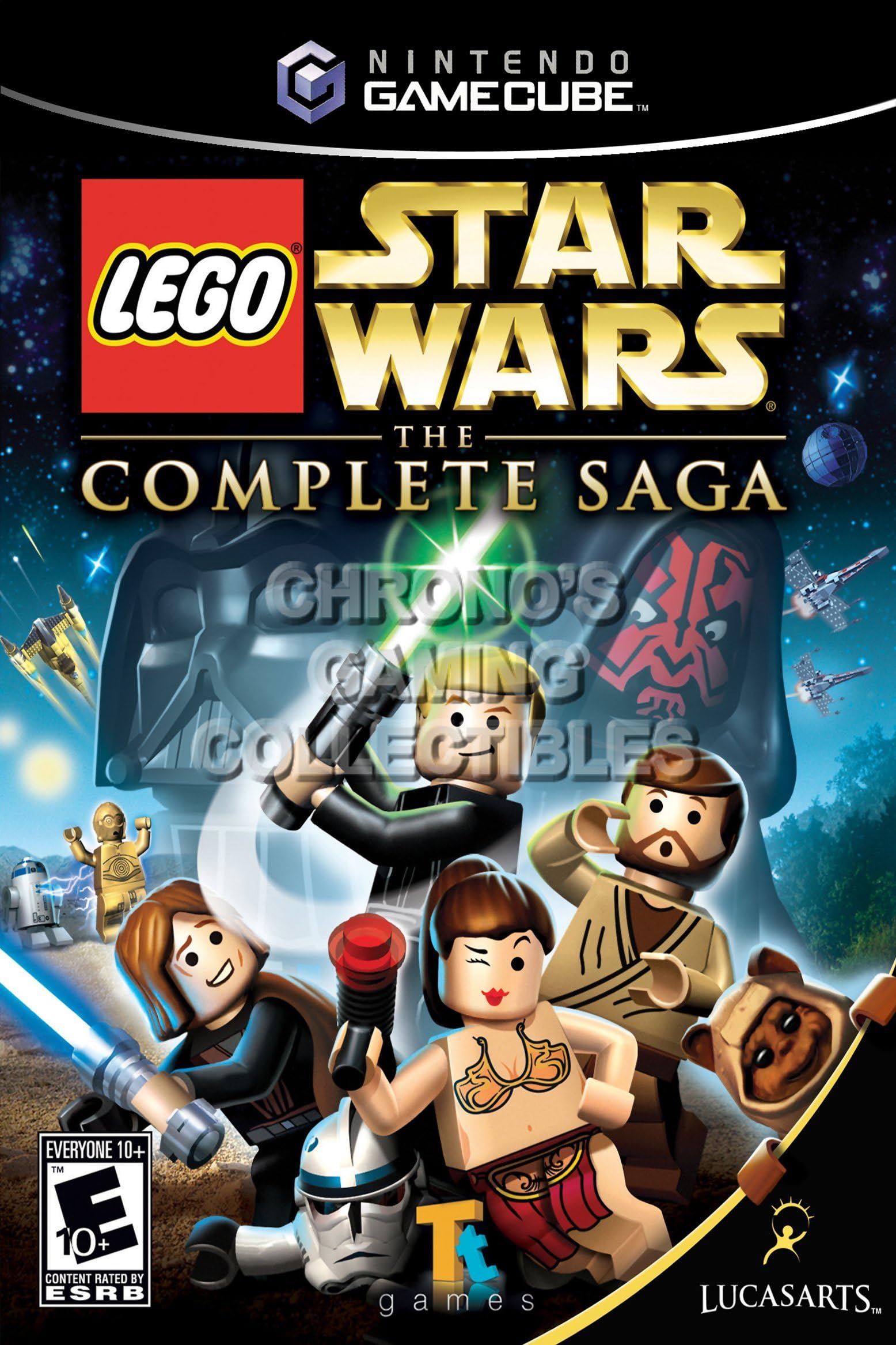 Gamecube CGC Huge Poster - Lego Star Wars the Complete Saga - Nintendo GC - NGC028 (16" X 24")