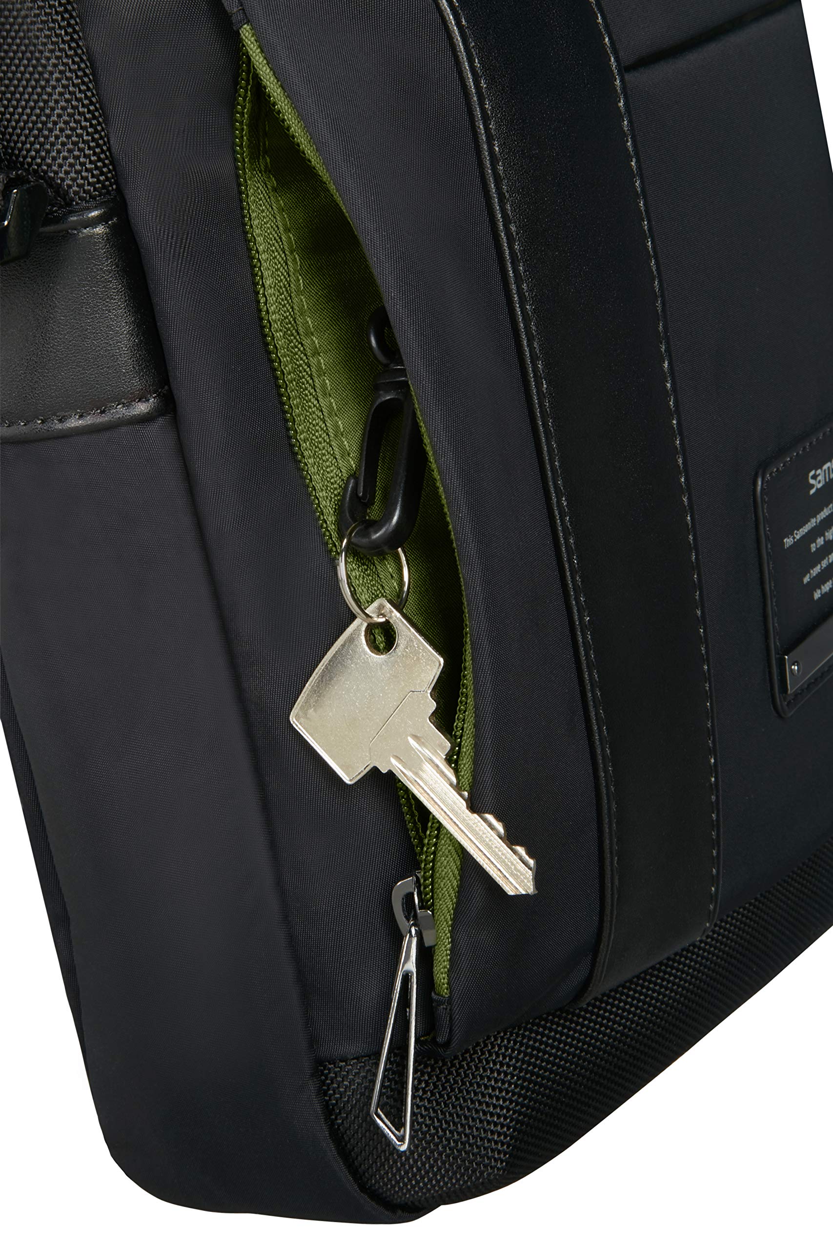 Samsonite Durchläufer Umhängetasche, 23 cm, 3, 5 L, Jet Black