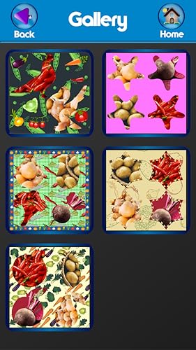 Colagem de fotografia de vegetais