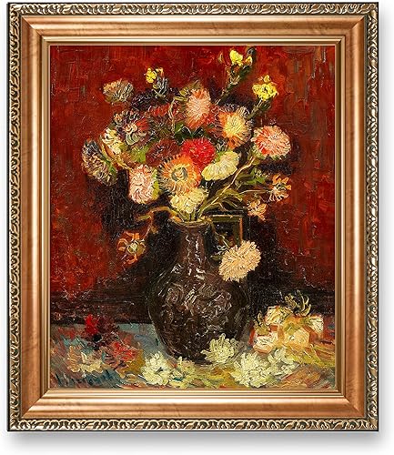 Miniatura 417 de A&T ARTWORK The Starry Night de Vincent Van Gogh. Tamaño del marco: 36 x 30 pulgadas, tamaño de la imagen: 30 x 24 pulgadas, reproducciones clásicas