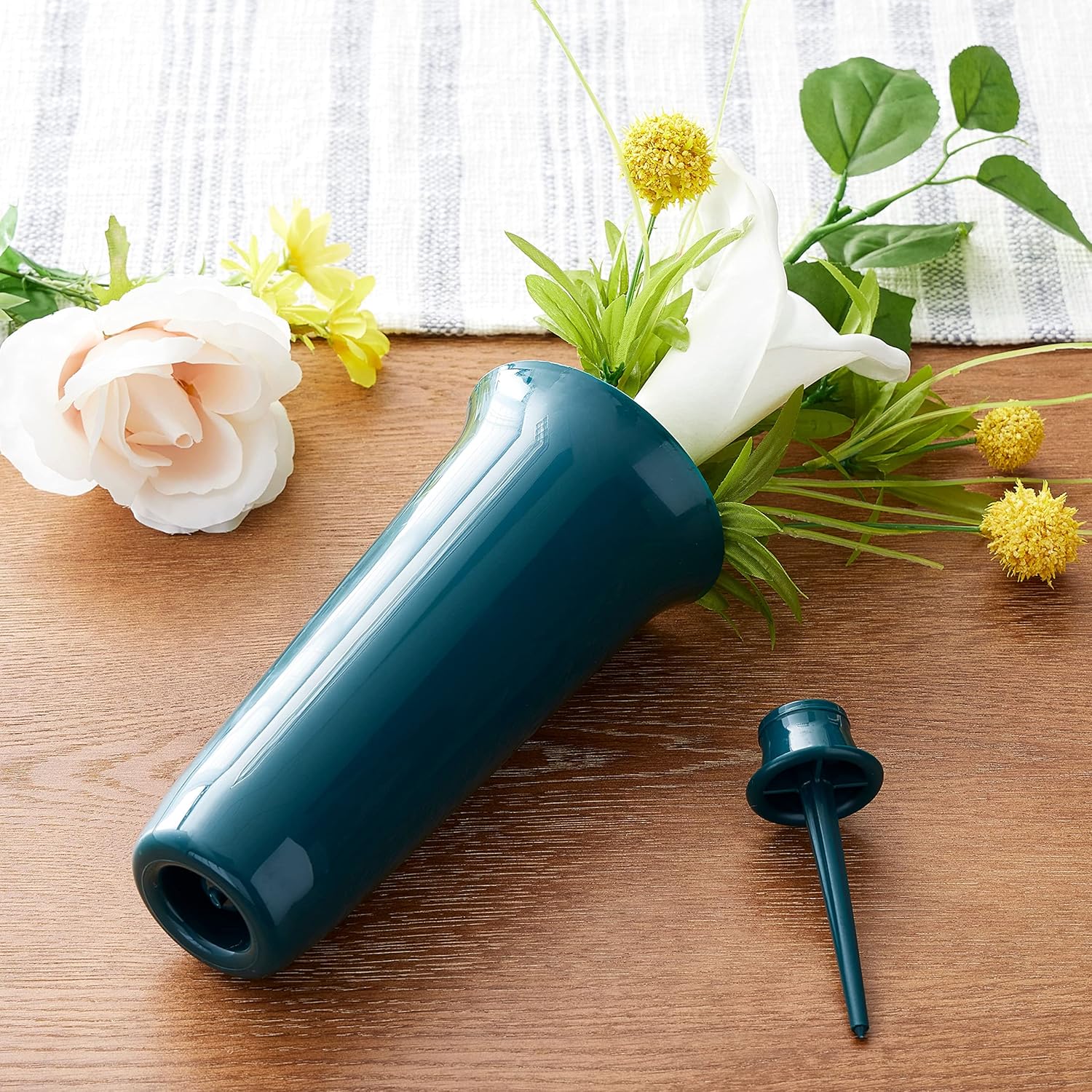 Ashland Green Cemetery Vase, 12 Pack