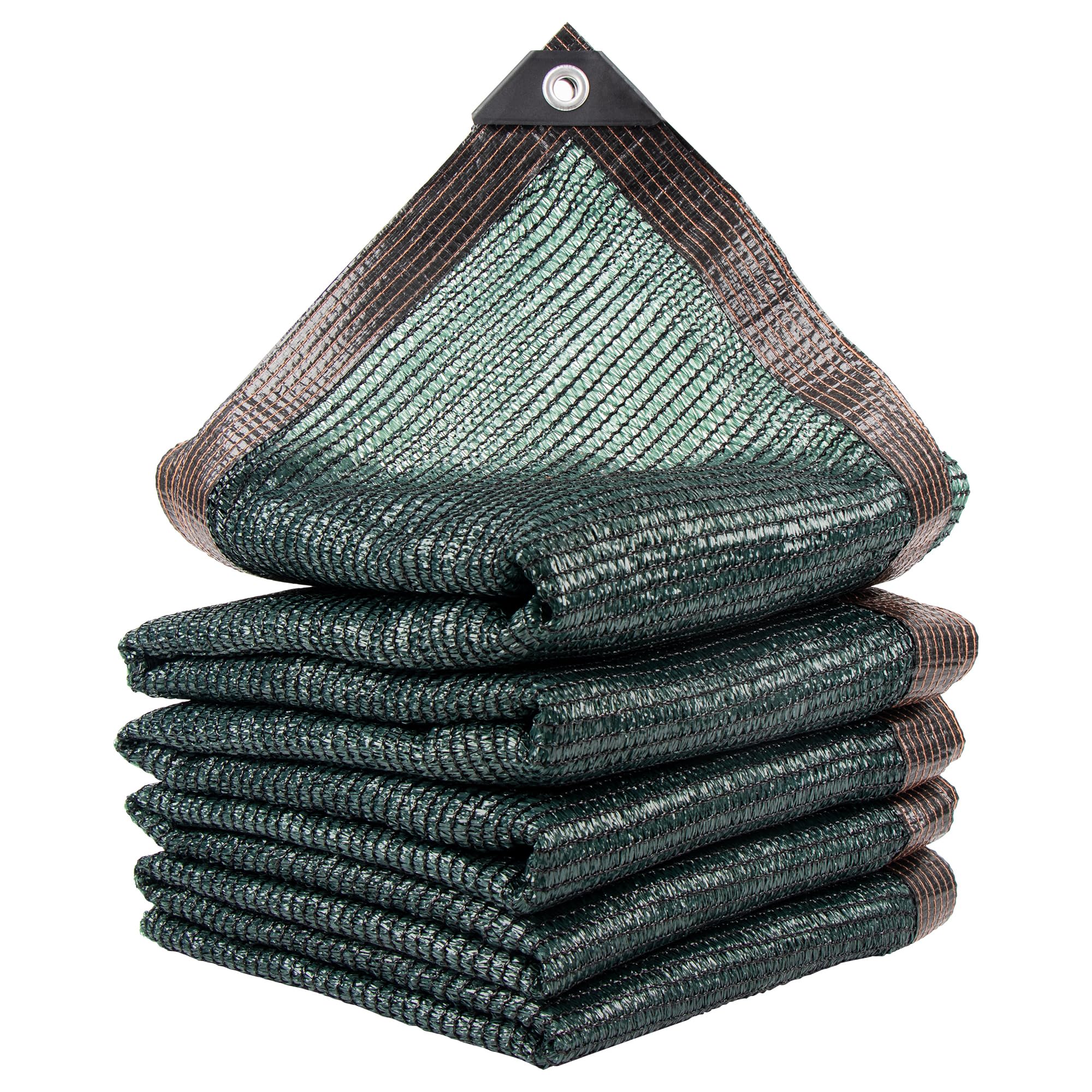 60% 20 X 48 FT Green Shade Cloth, Outdoor Woven Sun Shade with Grommets, Durable Breathable Netting Shading Antifreezing for Patio, Garden, DIY Home, Plants Cover, Greenhouse, Dog Kennel