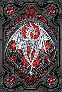Crystal Art Diamond Painting Notebook - Valour Alter Drake - Create a Sparkling Notebook Cover Using Crystals - for Ages 8 and up