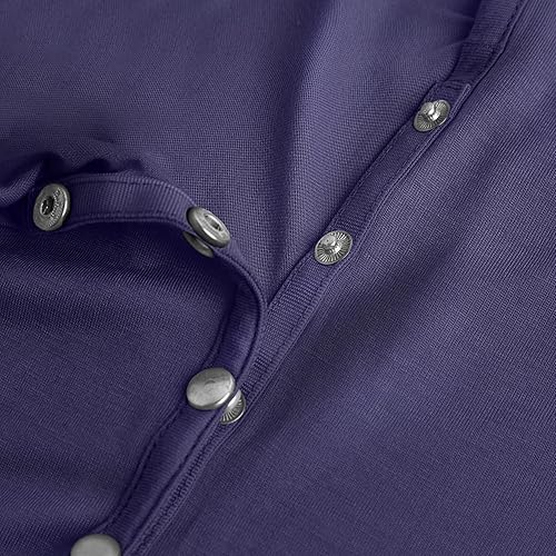 Miniatura 8 de Byrd  Blume Funda de lactancia materna súper suave funda de lactancia chal envoltura bufanda poncho envoltura manta de cochecito y funda de asiento