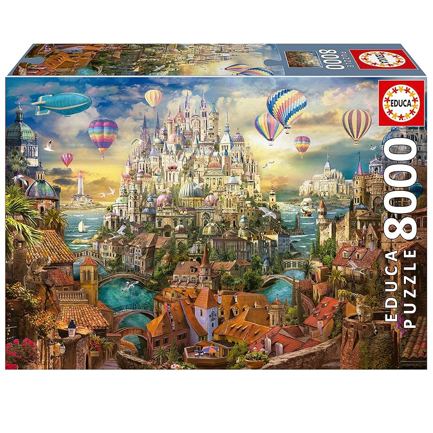 パズル8000ピース EDUCA Amazon.com: Educa - 8000 Piece Puzzle for Adults | City of