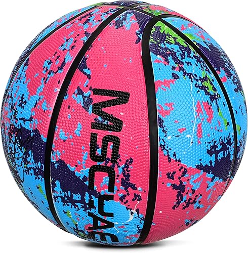 Youth Basketball Size 5(27.5"),Kids Basketball for Indoor Outdoor Pool Play Games or Practice Basketball Basic Skills (Best Gift for Children)