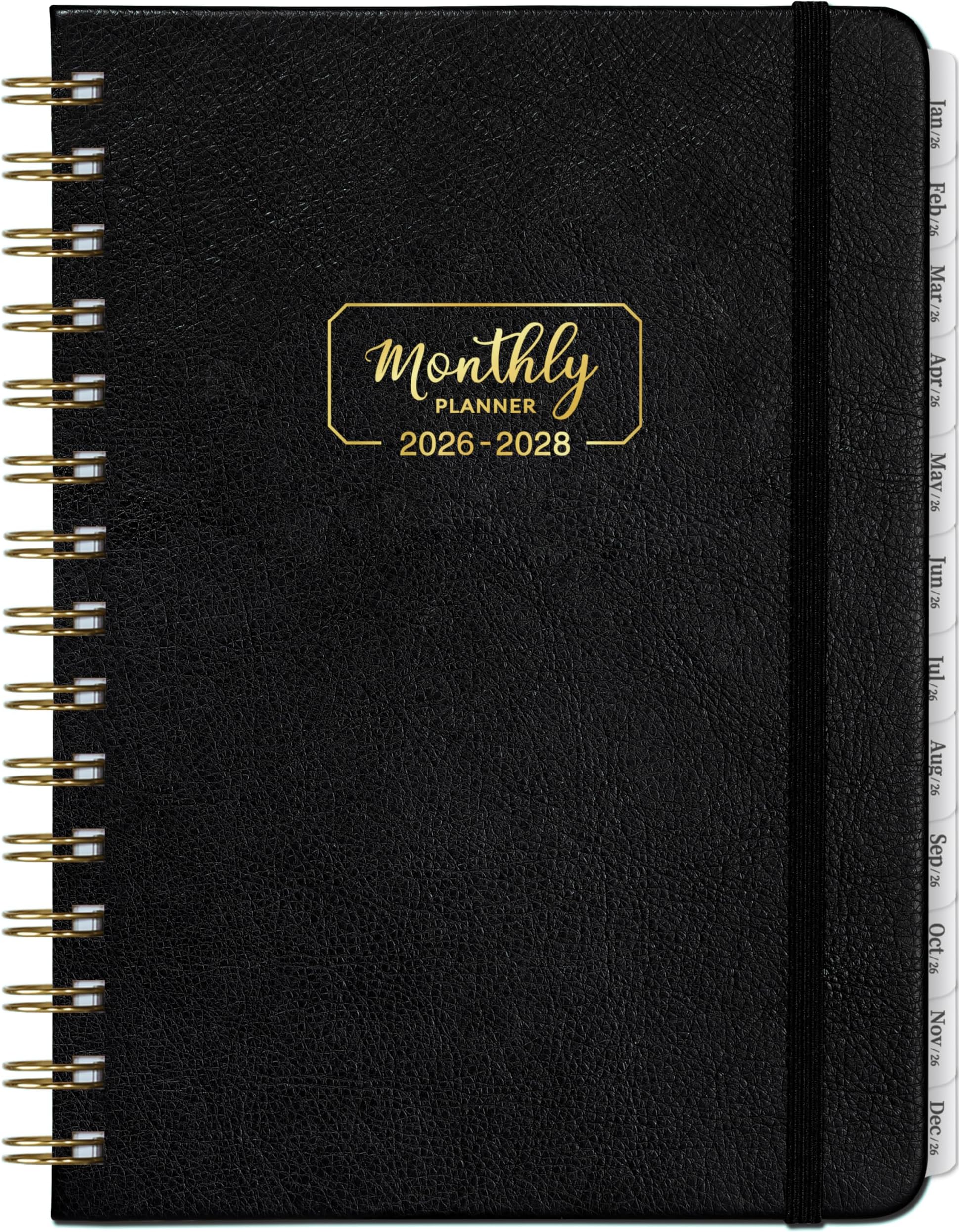 2026-2028 Monthly Planner - 3 Year Monthly Planner 2026-2028, January 2026 - December 2028, 36-Month Calendar with Hardcover, Inner Pocket, 6.4'' x 8.5''