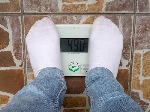 Miniatura 7 de NewlineNY - Báscula de baño de viaje súper pequeña con manga de protección SBB0638SM-BK+S001MG