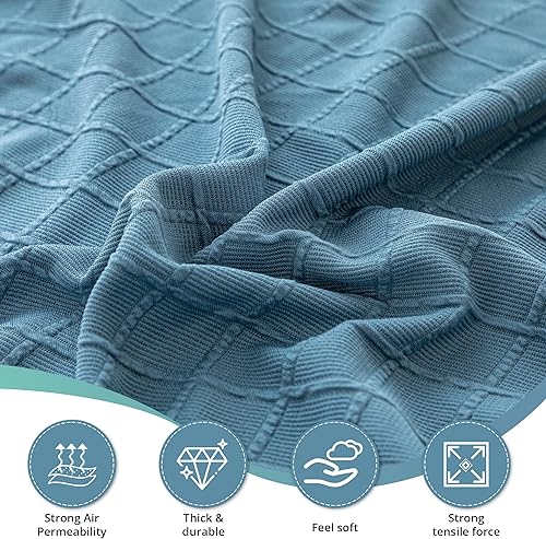 Miniatura 7 de Funda elástica para sofá con patrón de diamantes antideslizante duradera, lavable con fundas para brazos para sofás de 2 y 3 plazas, apta para