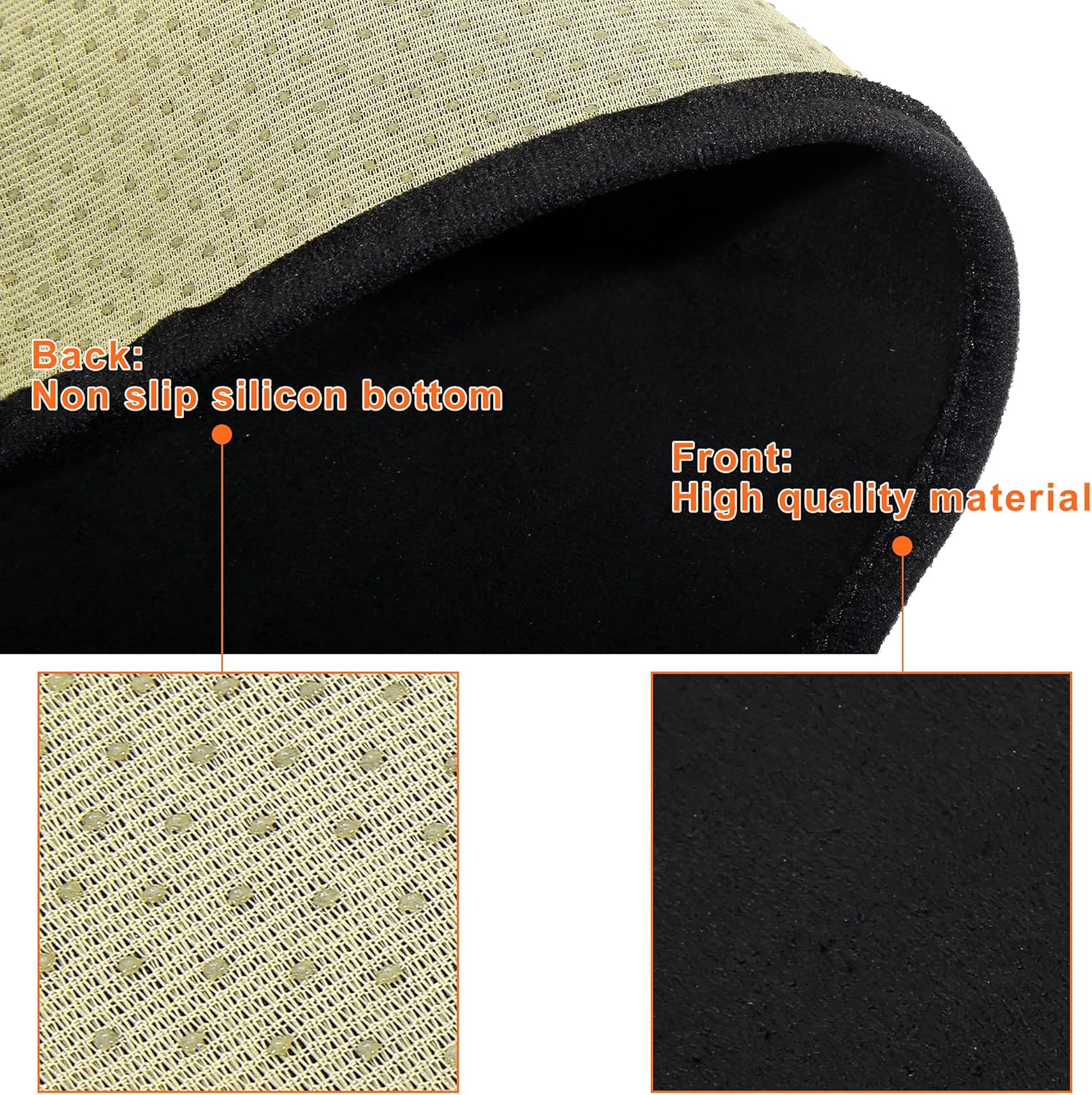 X AUTOHAUX Car Dashboard Cover Nonslip Mat Protector Carpet for Honda Civic 2006 2007 2008 2009 2010 2011