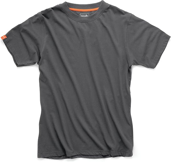 Scruffs Mens Eco Graphite Worker T-Shirt, Graphite, L UK - 1