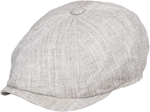 Miniatura 5 de Gorra de verano de algodón de 8 paneles para hombres y mujeres, sombrero clásico de panadero vintage