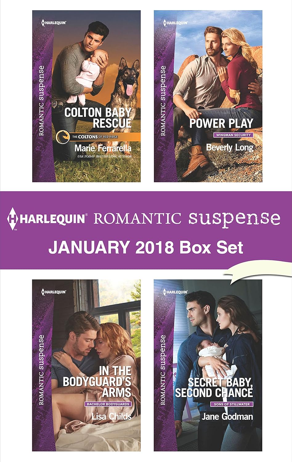 Harlequin Romantic Suspense January 2018 Box Set Kindle edition by