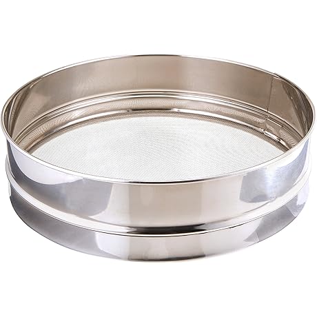 Winco Stainless Steel Tamis Sieve (Set of 10)