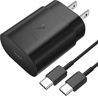 iPhone 15 USB C Charger, 25W Type C Wall Charger with PD 3.0 Power Adapter Compatible with iPhone 15 Pro Max, Samsung Galaxy S23 Ultra/S23/S23+/S22/S22 Ultra/S22+, S21 Ultra, S20 Ultra/Note 20 Ultra