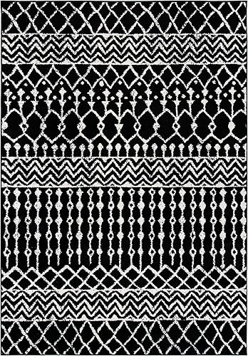 Miniatura 19 de SAFAVIEH - Alfombra de la colección Tulum, modelo TUL270C, diseño marroquí bohemio desgastado, no suelta pelusa y fácil de limpiar, ideal para sala