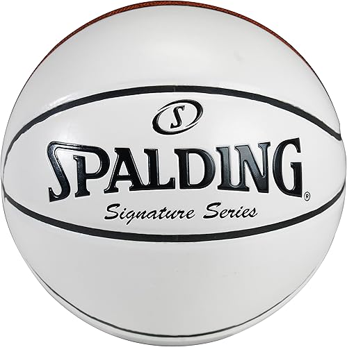 Spalding Signature Series - Balón de baloncesto con autógrafo, piel sintética, 23.2 pulgadas de largo x 23 pulgadas de ancho x 24.8 pulgadas de alto