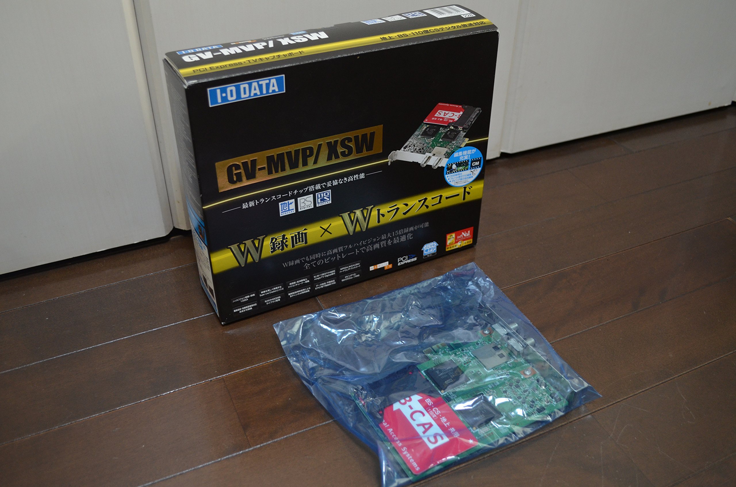 I-O DATA Wチューナー&amp;Wトランスコード搭載 地上・BS・110度CS対応TVキャプチャ PCI Express GV-MVP/XSW I-O DATA GV-MVP/XSW (Wチューナー&Wトランスコード搭載 地上