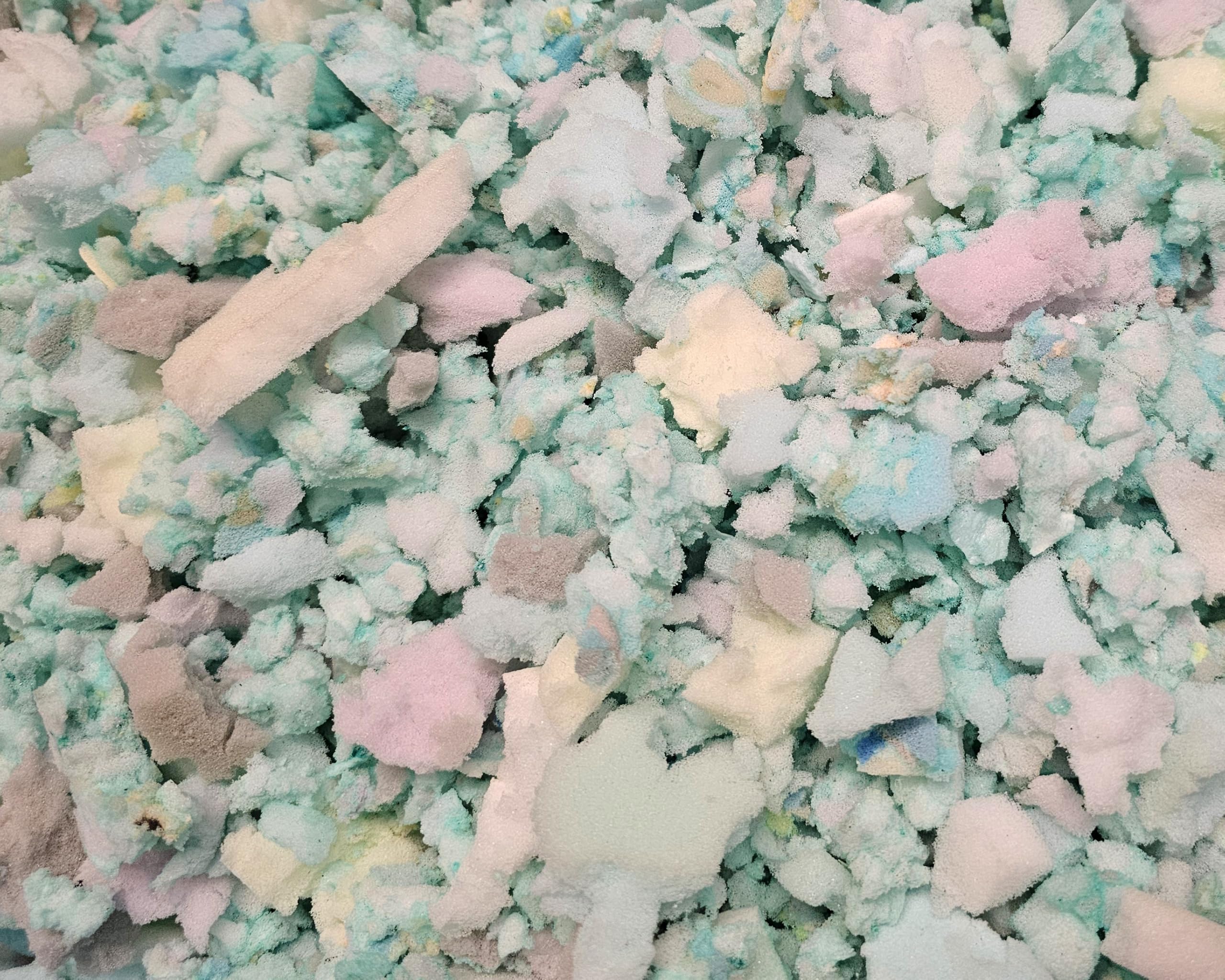 Shredded Reflex Foam Crumbs, High Density Flakes, Refill for Bean Bags, Couch Cushions, Pillows and Futon Mattresses (10Kg of Foam)