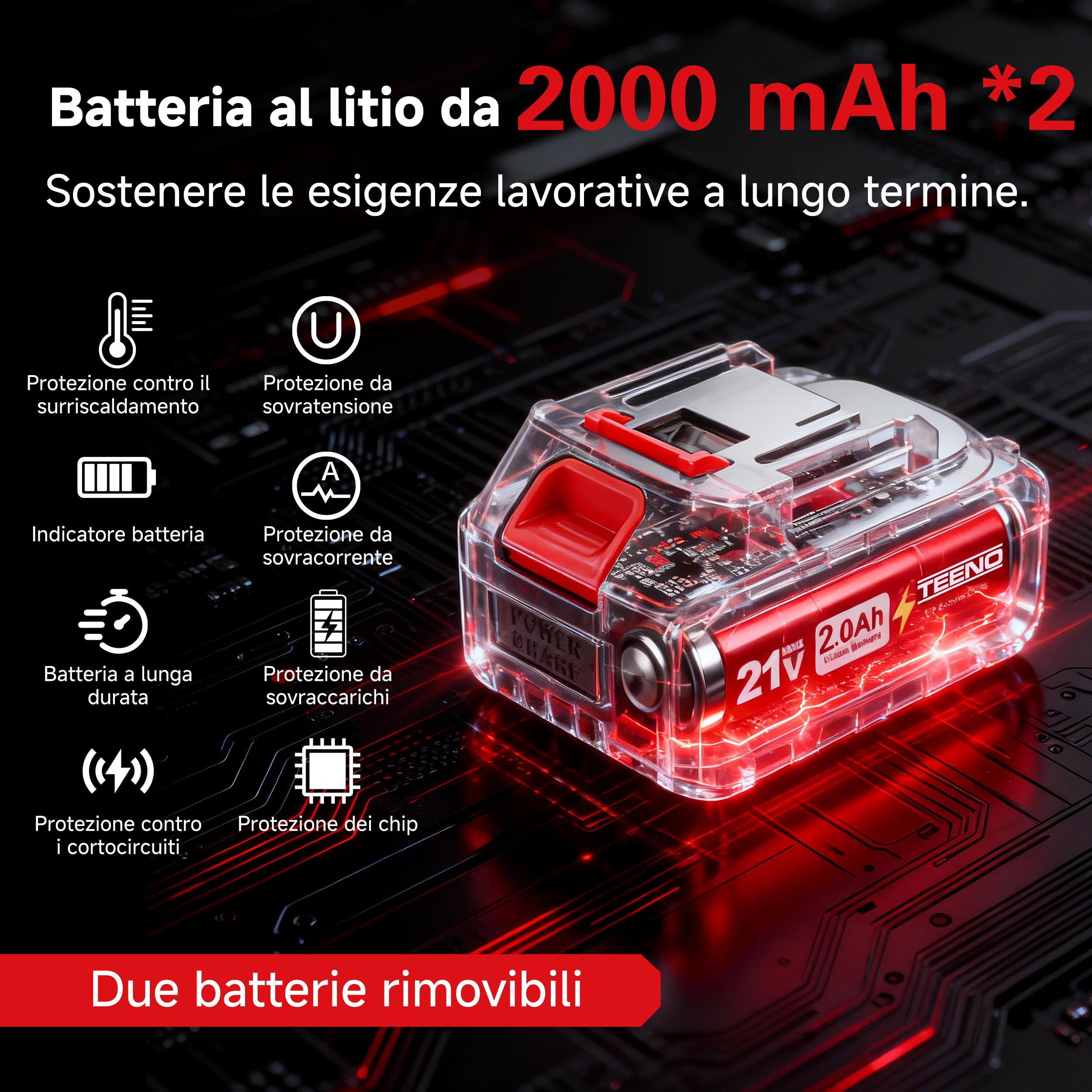 TEENO Sega Circolare con Guida Lasere丨Seghe Circolare per Legno 20000RPM | Profondità di Taglio 76mm丨Angolo di Taglio Regolabile丨8 Lame丨Motore in Rame Puro丨Adatta per Metallo, Legno e Piastrelle