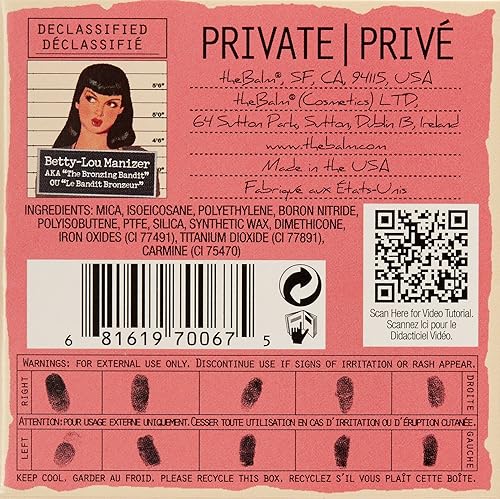 Miniatura 3 de theBalm Manizer Resaltador Sombra Brillo Bronceador Betty-Lou, Cindy-Lou