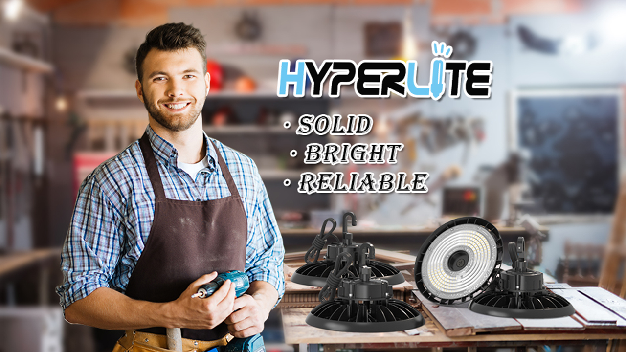 HYPERLITE UFO LED High Bay Light with Motion Sensor 21000LM, 150W
