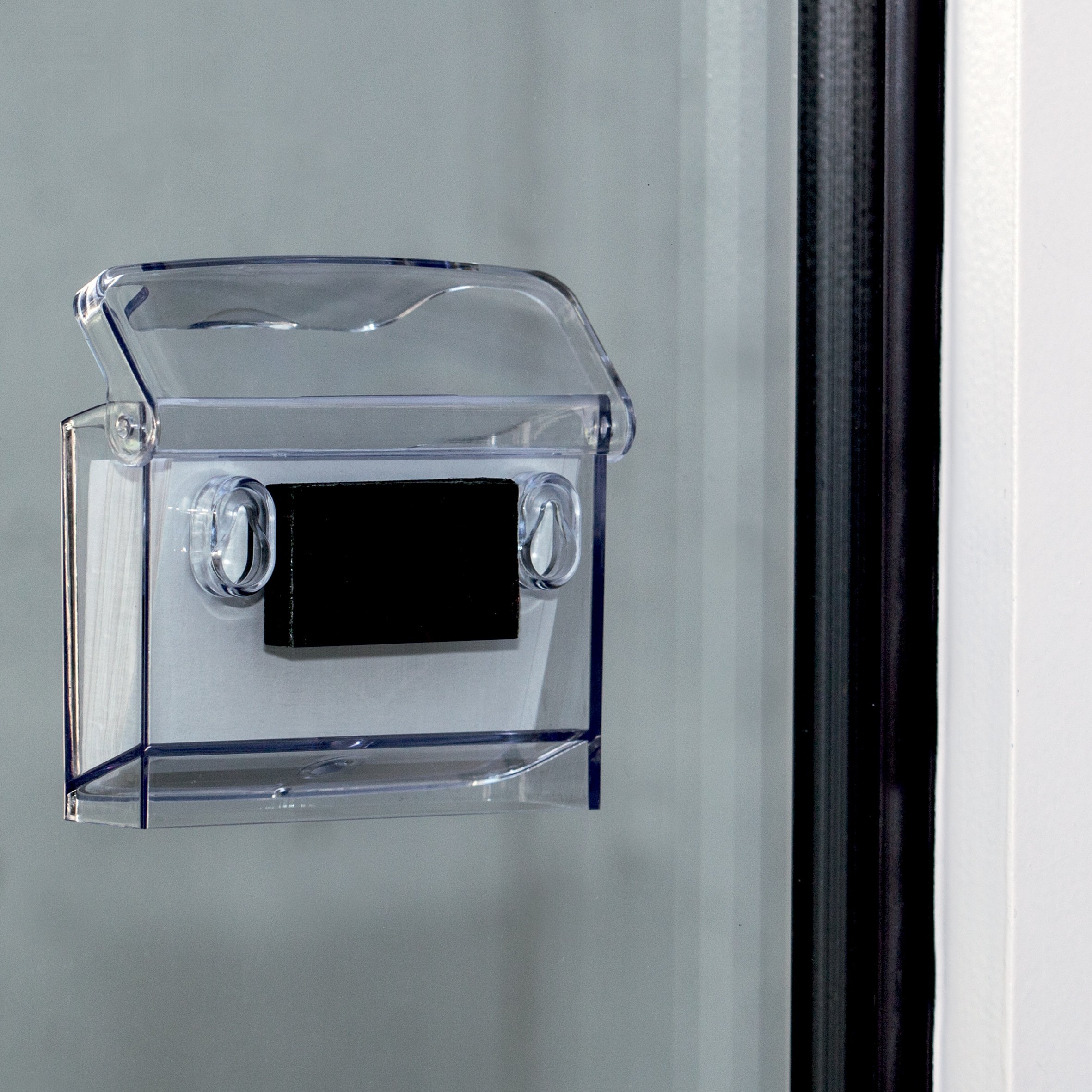 Sigel LH326 Tarjetero para exterior, de puerta o pared, acrilico resistente a UV, para 60 tarjetas, 1 ud
