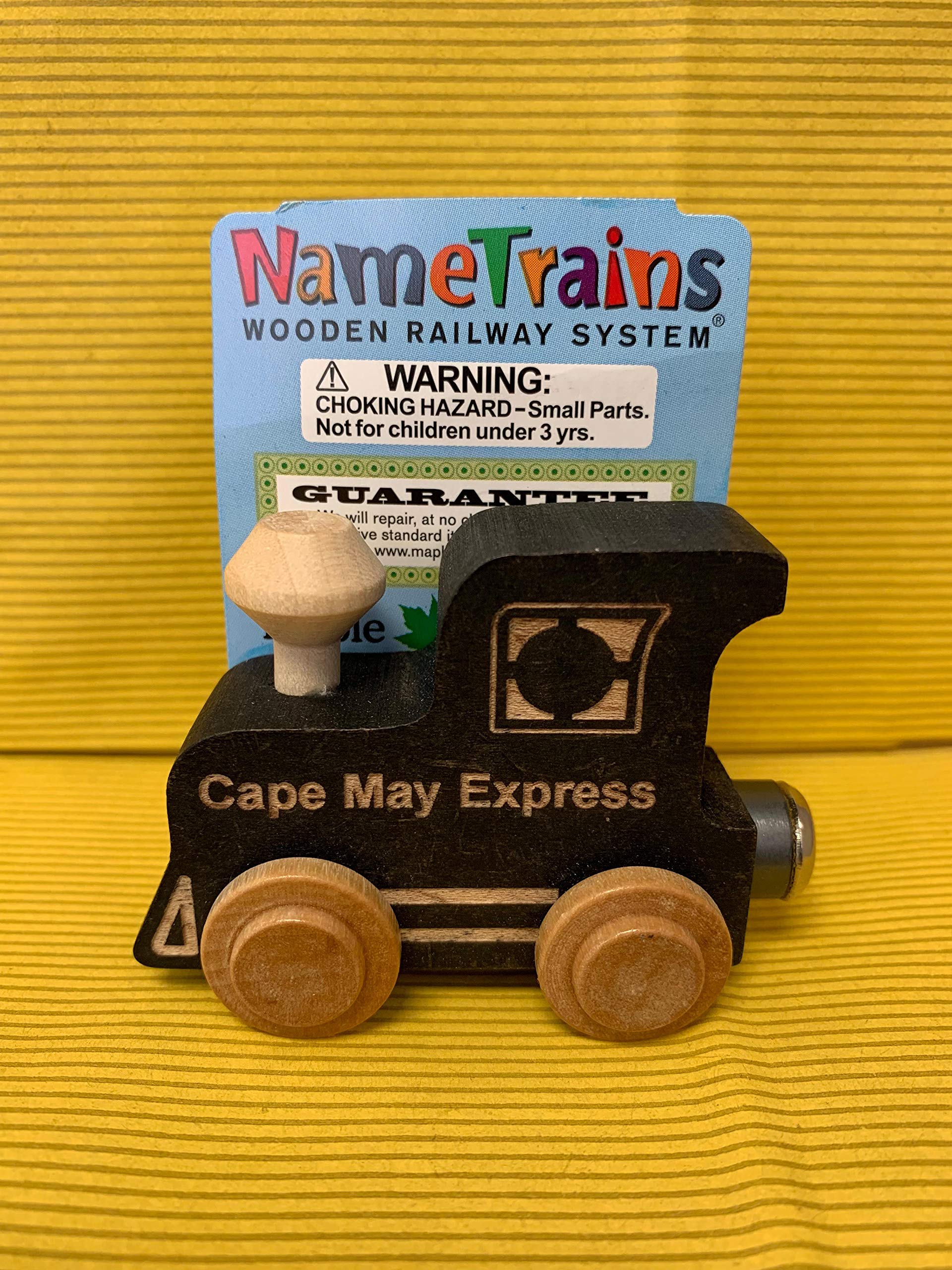NameTrains Custom Black Engine - Made in USA