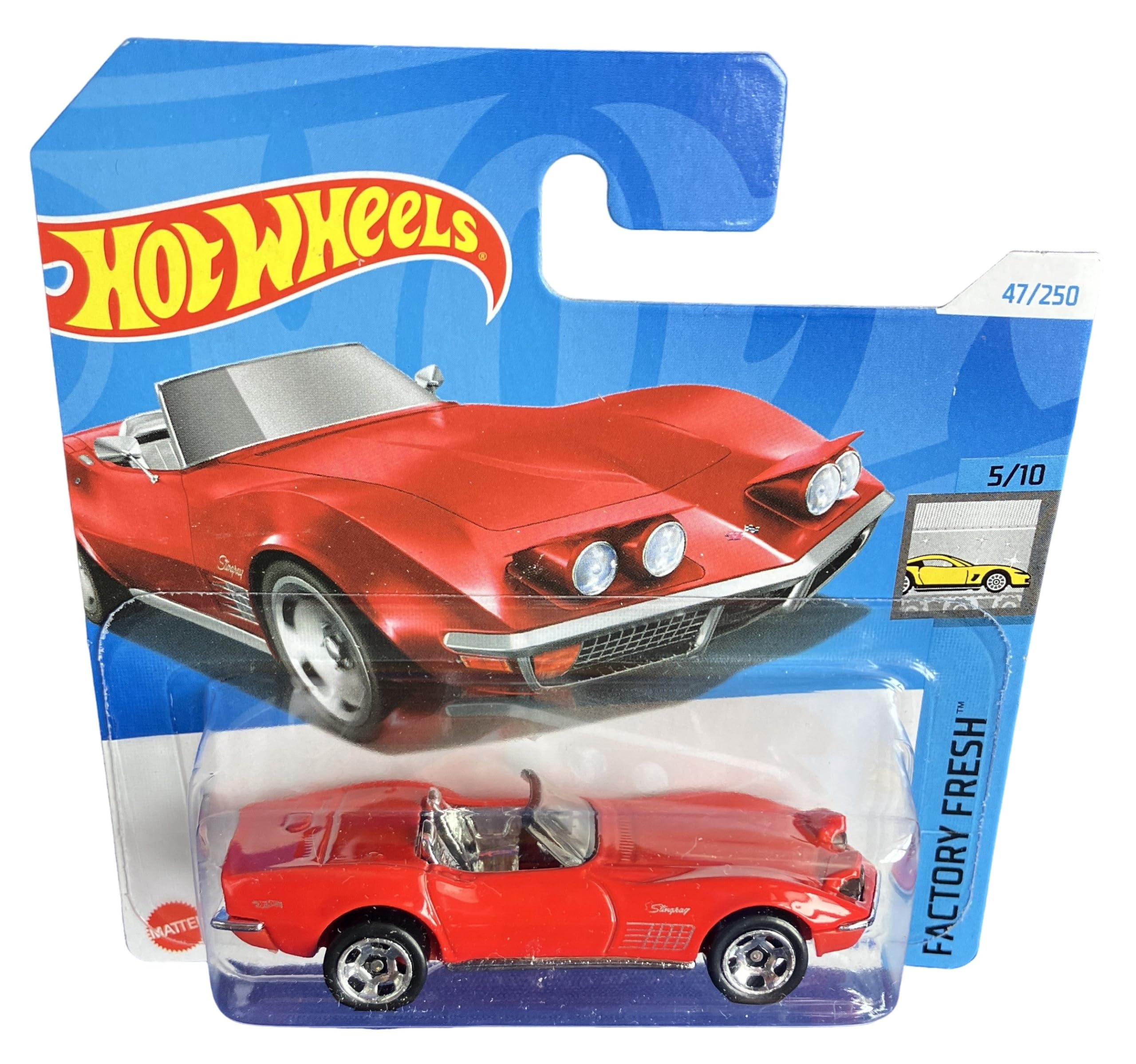 Hot Wheels - ´72 Stingray Convertible - Factory Fresh 5/10 - HTD09
