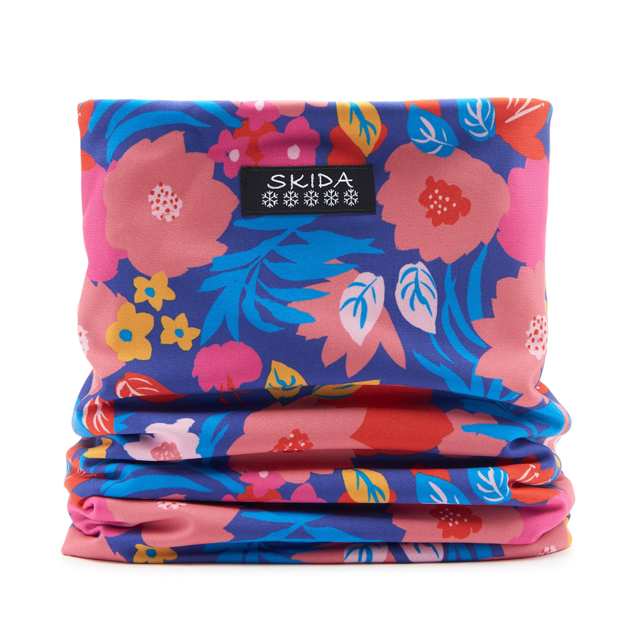 Skida Winter Neck Warmer - Colorful Fleece Lined Neck Gaiter | Winter Walking, Skiing, Snowboarding, Cold Weather Fashion