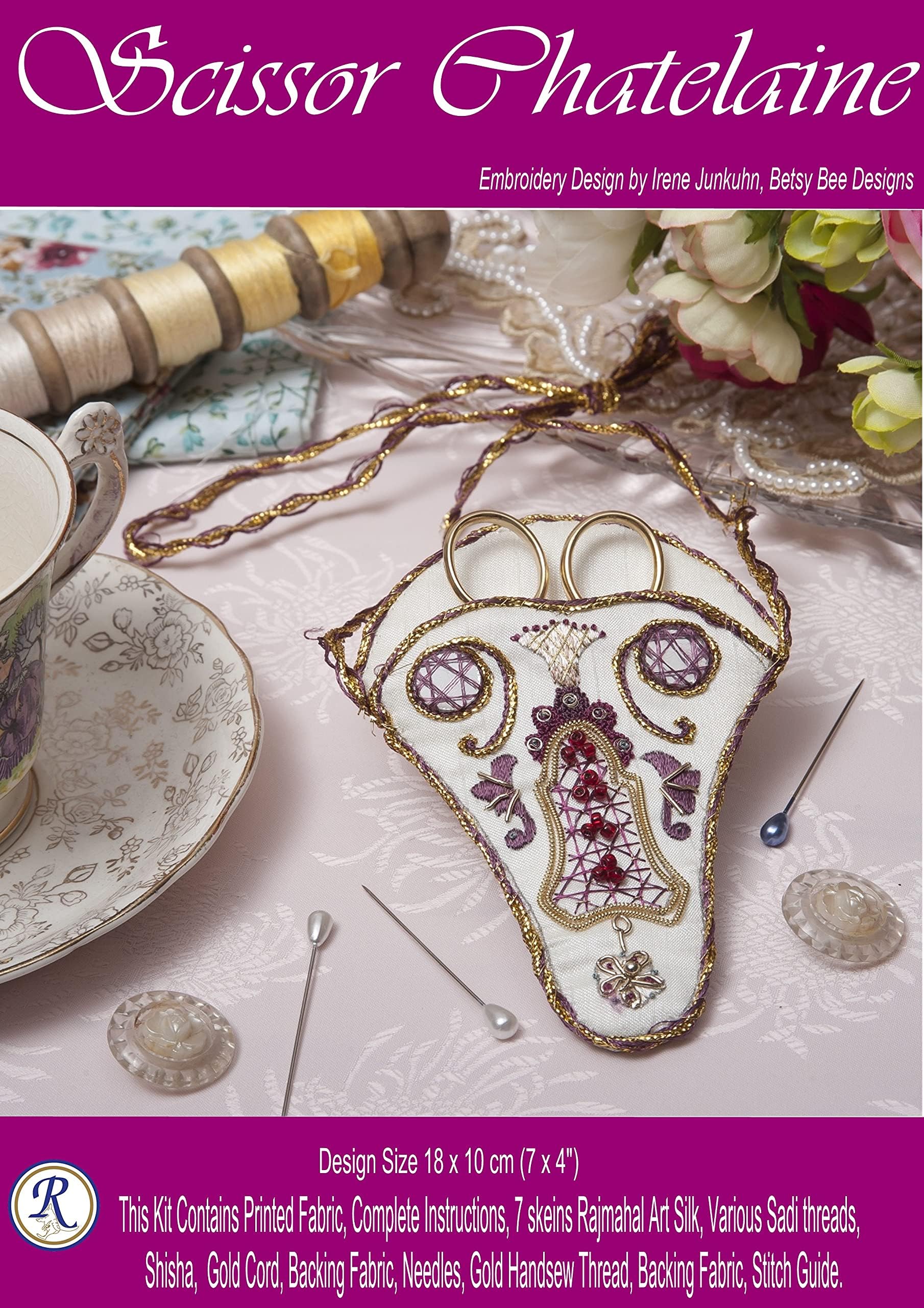 Scissor Chatelaine Needlework Embroidery Kit