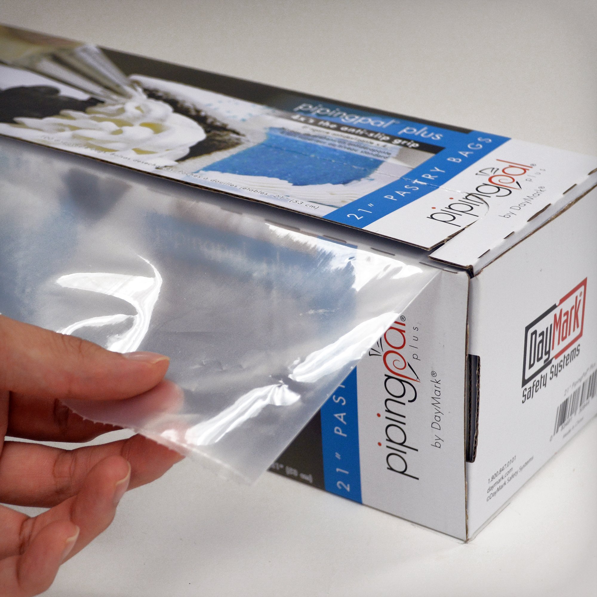 DayMark Safety Systems-IT112794 21" PipingPal Plus Disposable Pastry Bag with Dispenser (100 Bags)