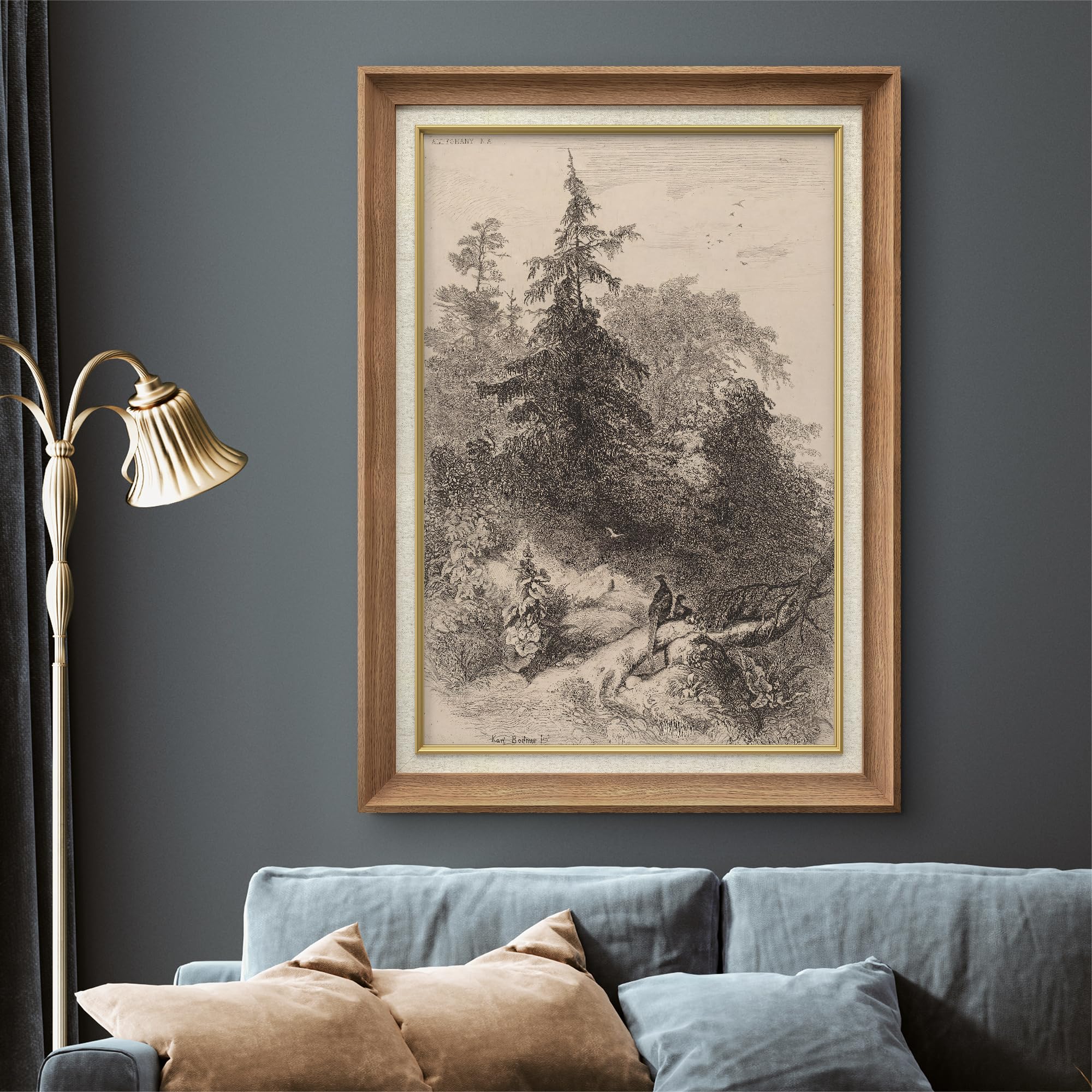Amazon.com: SIGNWIN Premium Frame Art Historic Tree