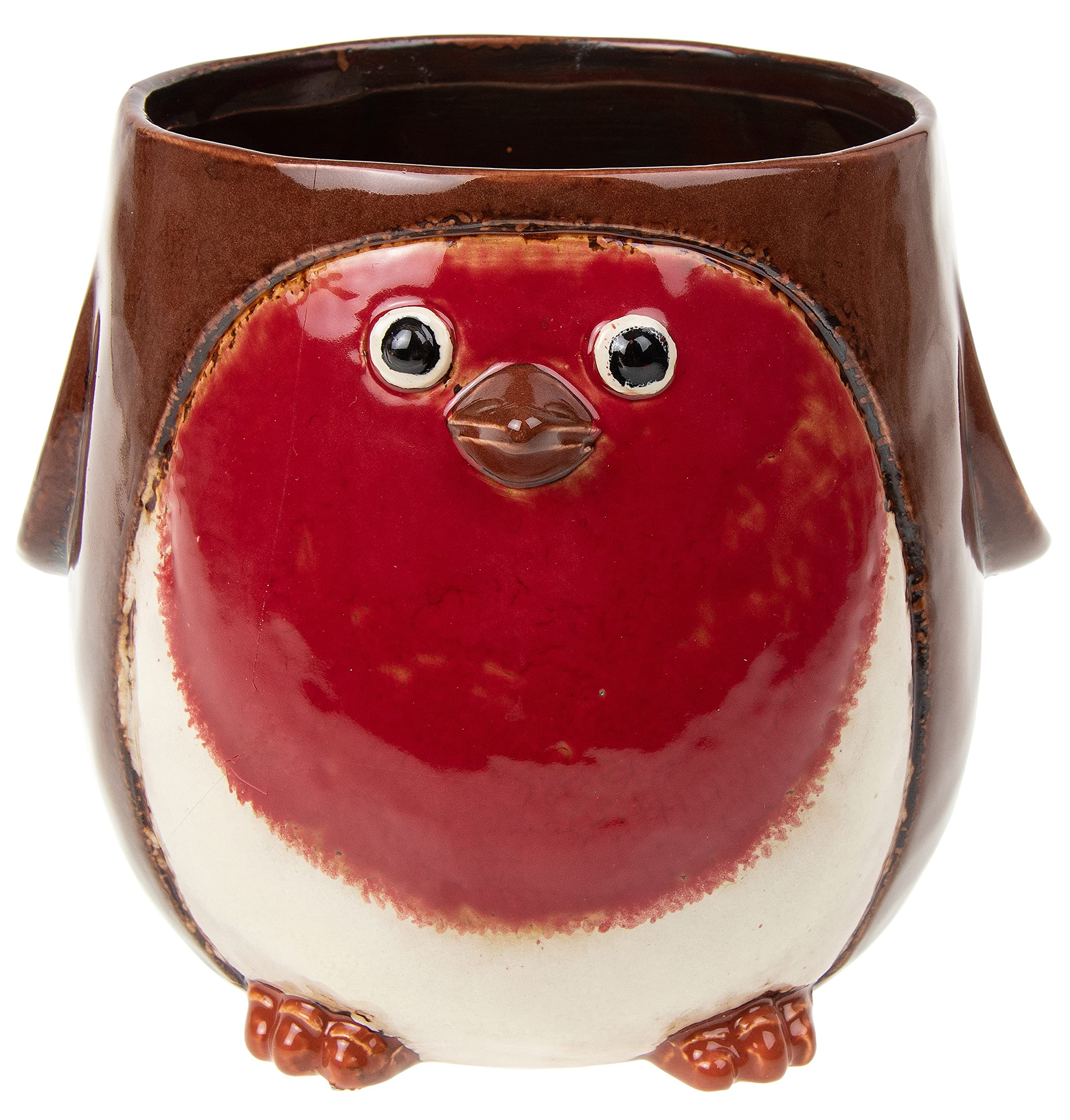 Shudehill Giftware Village Pottery Robin Planter Large