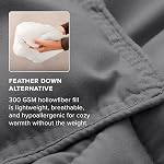 Bare Home Comforter Set - Queen Size - Ultra-Soft - Premium 1800 Series - All Season Warmth (Queen, Grey)