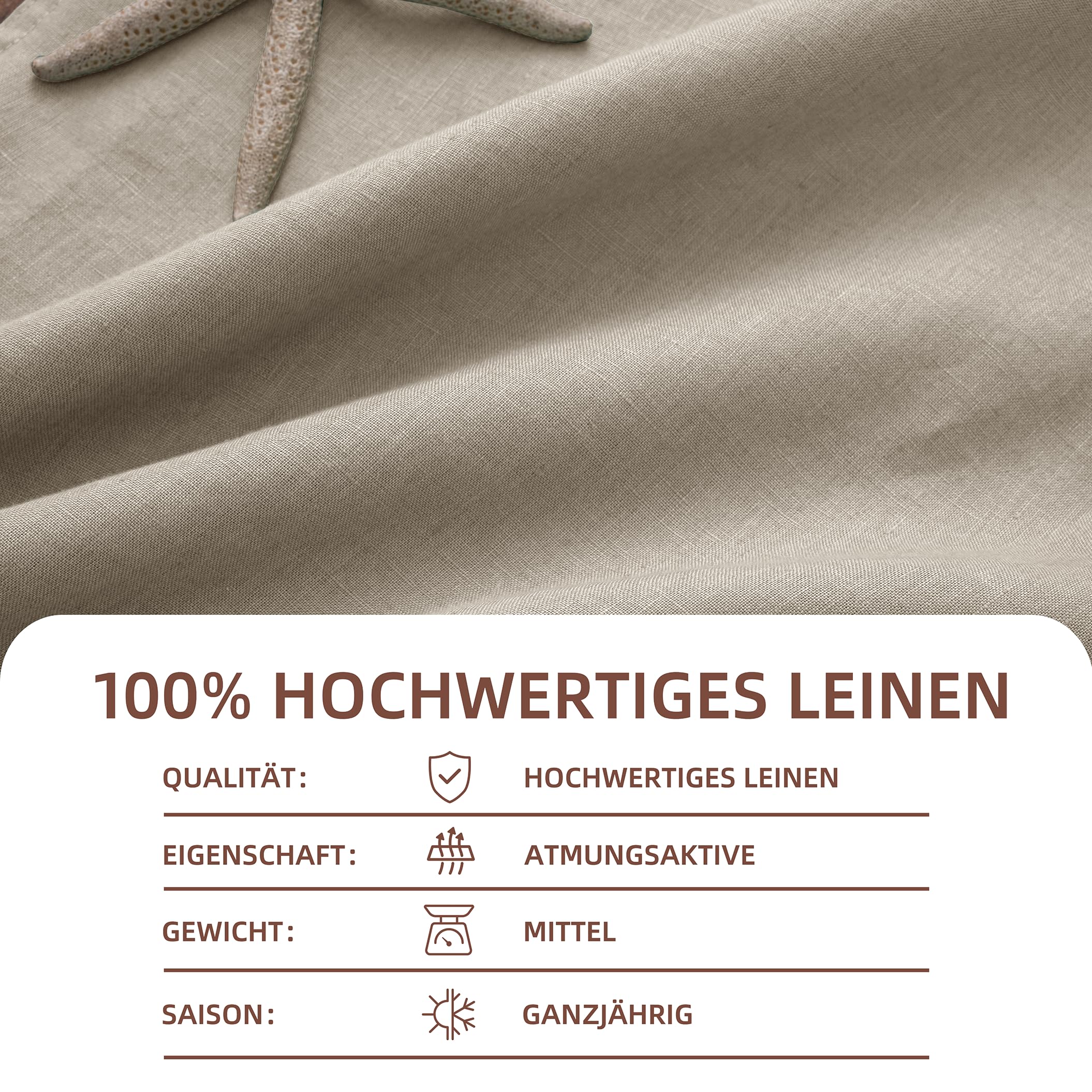 CHUFFED Kissenbezug 40x80 2er Set 100% Stonewashed Leinen Kissenbezüge Bettwäsche Kopfkissenbezug 40x80 Hypoallergen & Atmungsaktiv Kissenhülle mit Reißverschluss Natur Leinen