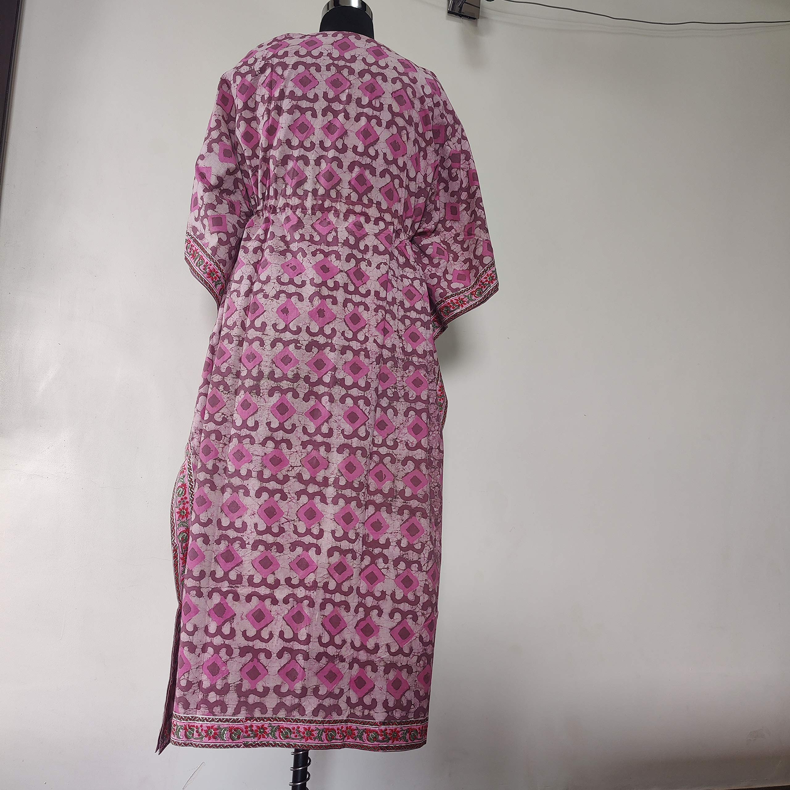 Caftan indiano perfetto abito lungo 48 dimensioni spiaggia copertura up, pigiameria, miglior regalo per lei, kaftano, abito Caftan bello colore stampato Caftan 022