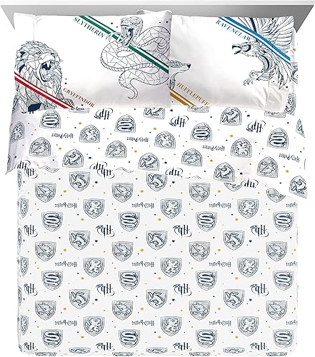 Miniatura 10 de Harry Potter Stand Together - Juego de cama de 7 piezas tamaño matrimonial, incluye edredón y juego de sábanas, ropa de cama para niños súper suave