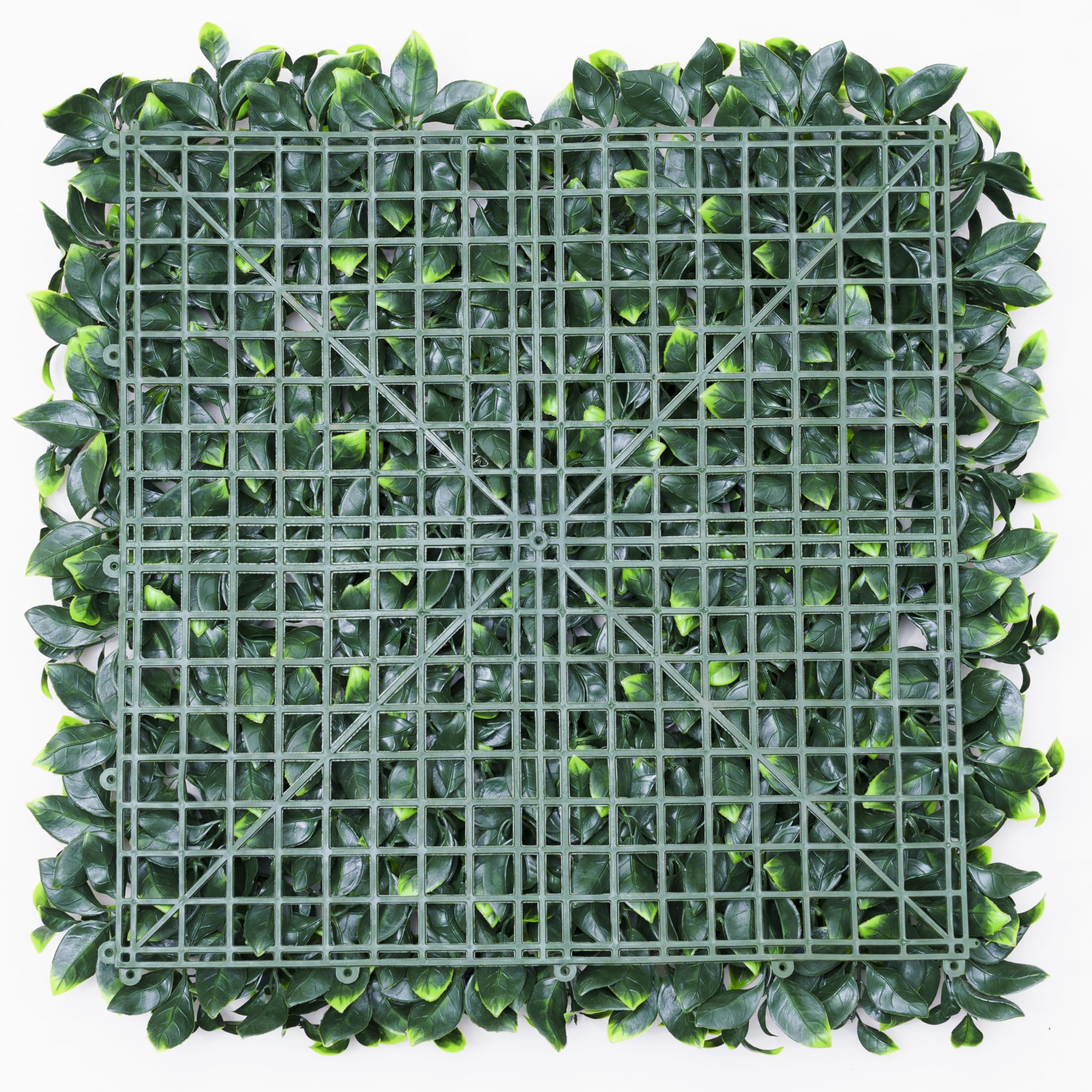 Jardín Vertical Artificial Interior y Exterior| Planta Artificial Pared | Pack 4 Paneles 50x50 cm (1m²) | Decoración Diseño Moderno | Proteccion UV | Traful | Muro Vegetal Artificial