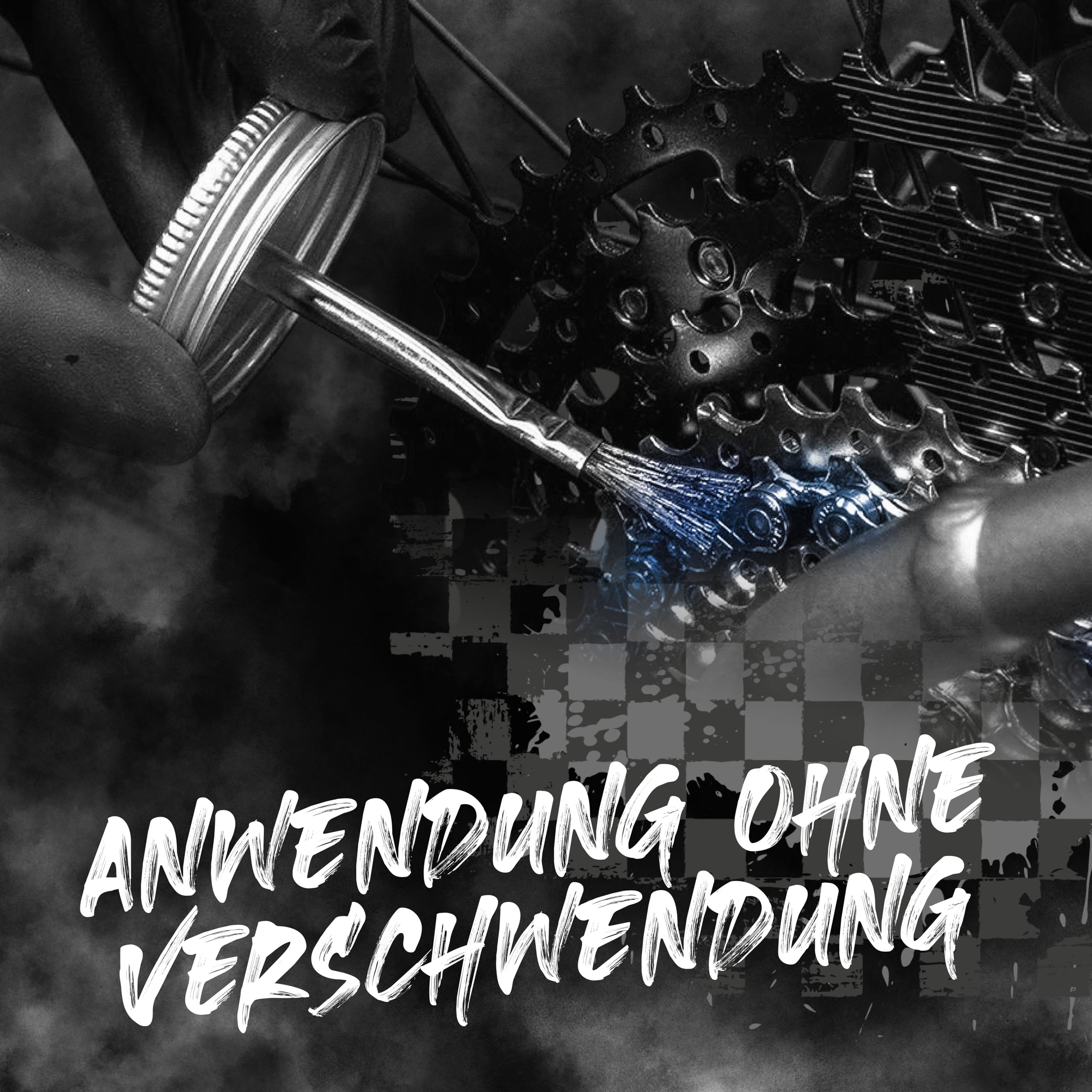 Errecom BKR 3102 Fahrradkette Schmiermittel Wet - 900 ml, für Nasse, Feuchte und Schlammige Bedingungen, All-In-One mit Pinsel enthalten