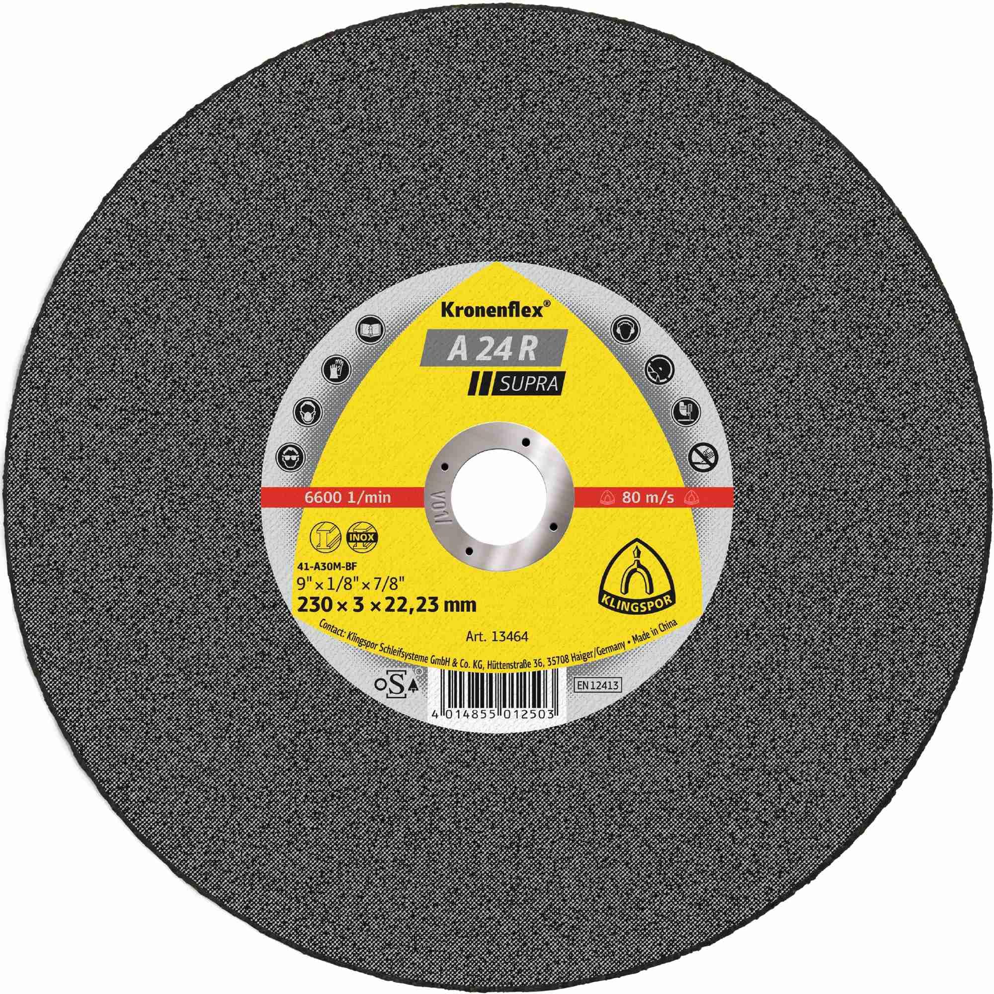 25 discos de corte Klingspor A 24 R, 115 x 2,5 x 22,23 mm, rectos