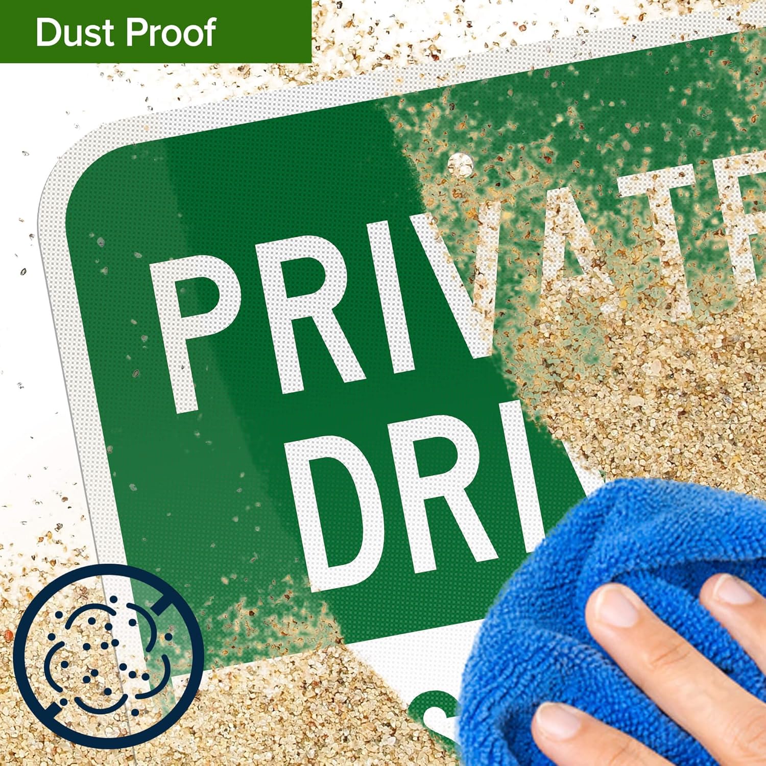 Private Drive Residents only No Trespassing No Soliciting Sign, 12"x18" Aluminum Reflective, Indoor/Outdoor Use, USA MADE By My Sign Center