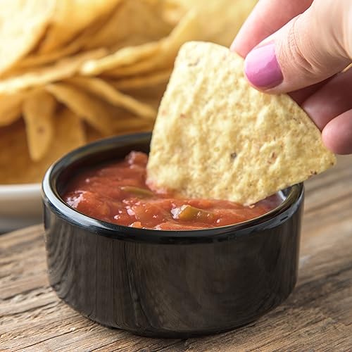 Miniatura 5 de Carlisle FoodService Products 41403 Ramequín de lados rectos, melamina, 4 onzas, negro (paquete de 48)