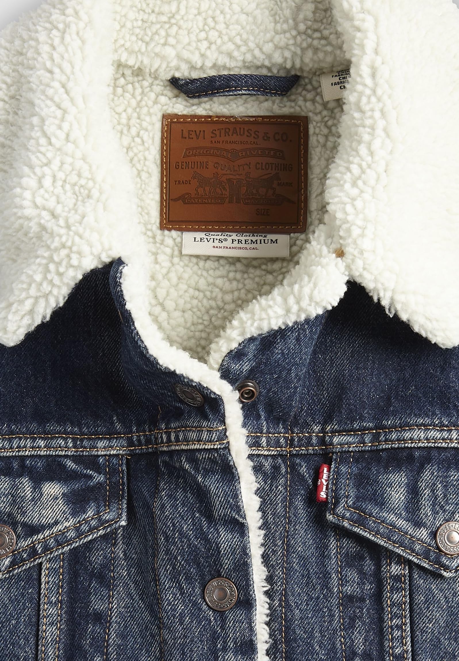 Levi's Original Sherpa Trucker Chaqueta Mujer