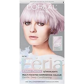 LOral Paris Feria Pastels Hair Color, P12 Lavender Dusk (Smokey Lavender)