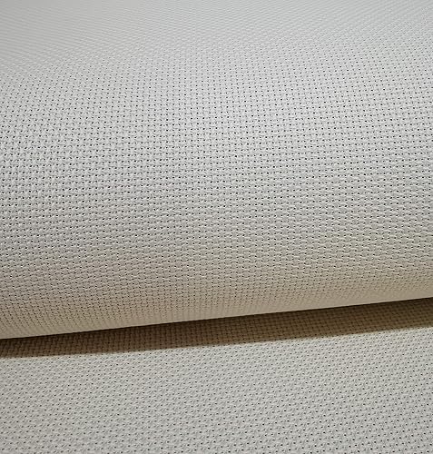 Miniatura 16 de 19" x 28" 14CT Tela de punto de cruz de algodón Aida (lino)